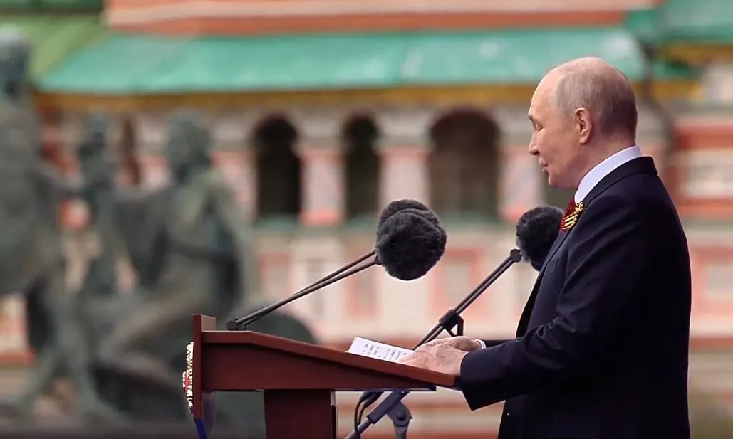 На Красной площади проходит выступление президента Владимира Путина.