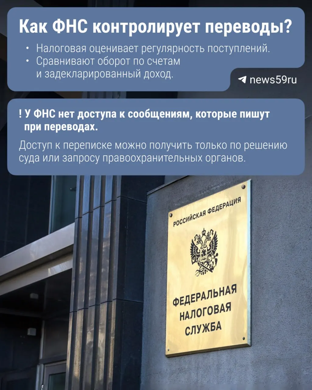 Проект закона предполагает, что Центробанк будет передавать Федеральной налоговой службе сведения о переводах через СБП; под контроль попадут годовые переводы свыше 2,4 млн рублей.