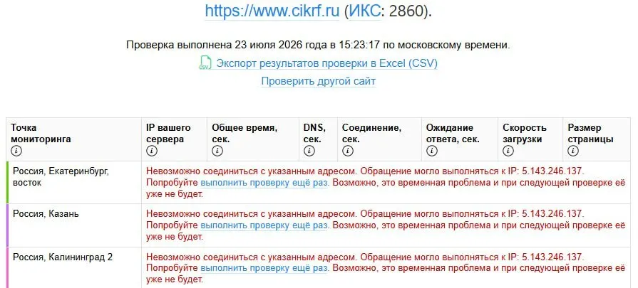 Ресурс Центральной избирательной комиссии перестал открываться одновременно у пользователей в разных странах. Сбой совпал с публикацией деклараций кандидатов в Госдуму, где зафиксированы высокие доходы некоторых депутатов.
