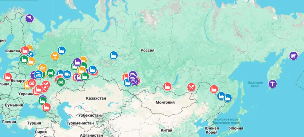 Интерактивная карта фиксирует случаи простаев, задержек выплат и массовых сокращений на предприятиях по всей стране. С начала 2026 года количество проблемных компаний превысило показатель 2025 года.