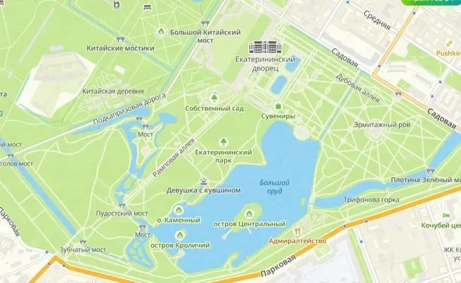 Две плотины у Екатерининского парка признаны аварийными; старт проекта реставрации — 5,5 млн рублей.